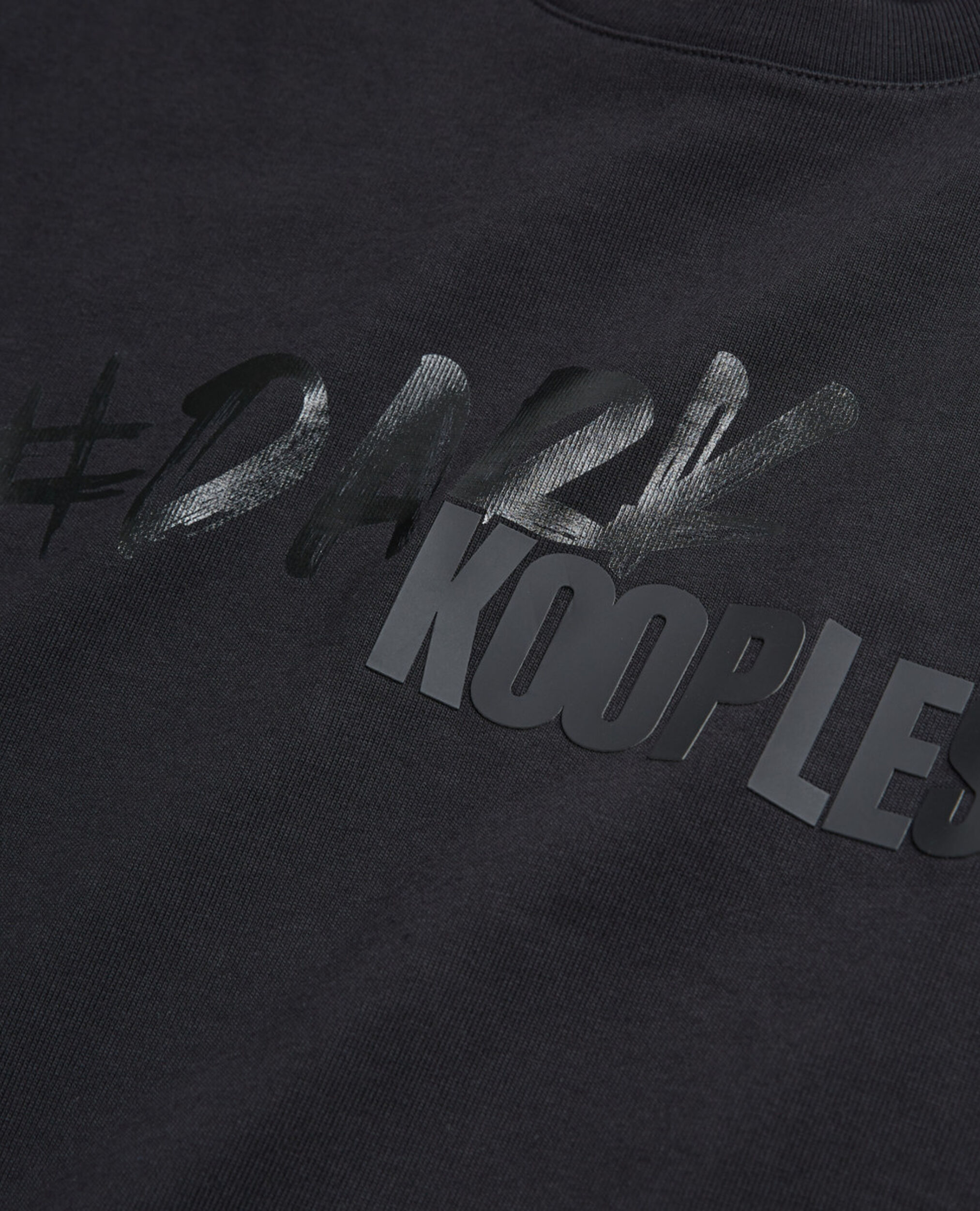 T-shirt logo The Kooples noir, BLACK, hi-res image number null
