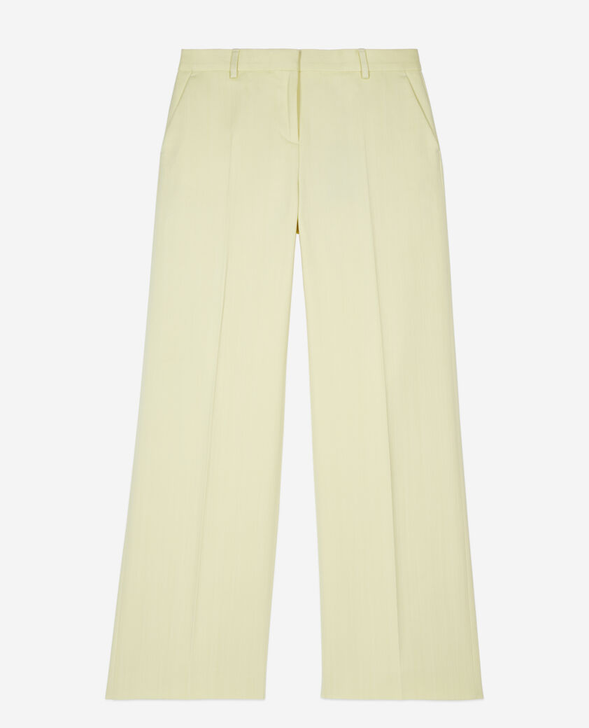 The Kooples WOMEN BRIGHT YELLOW light yellow suit trousers