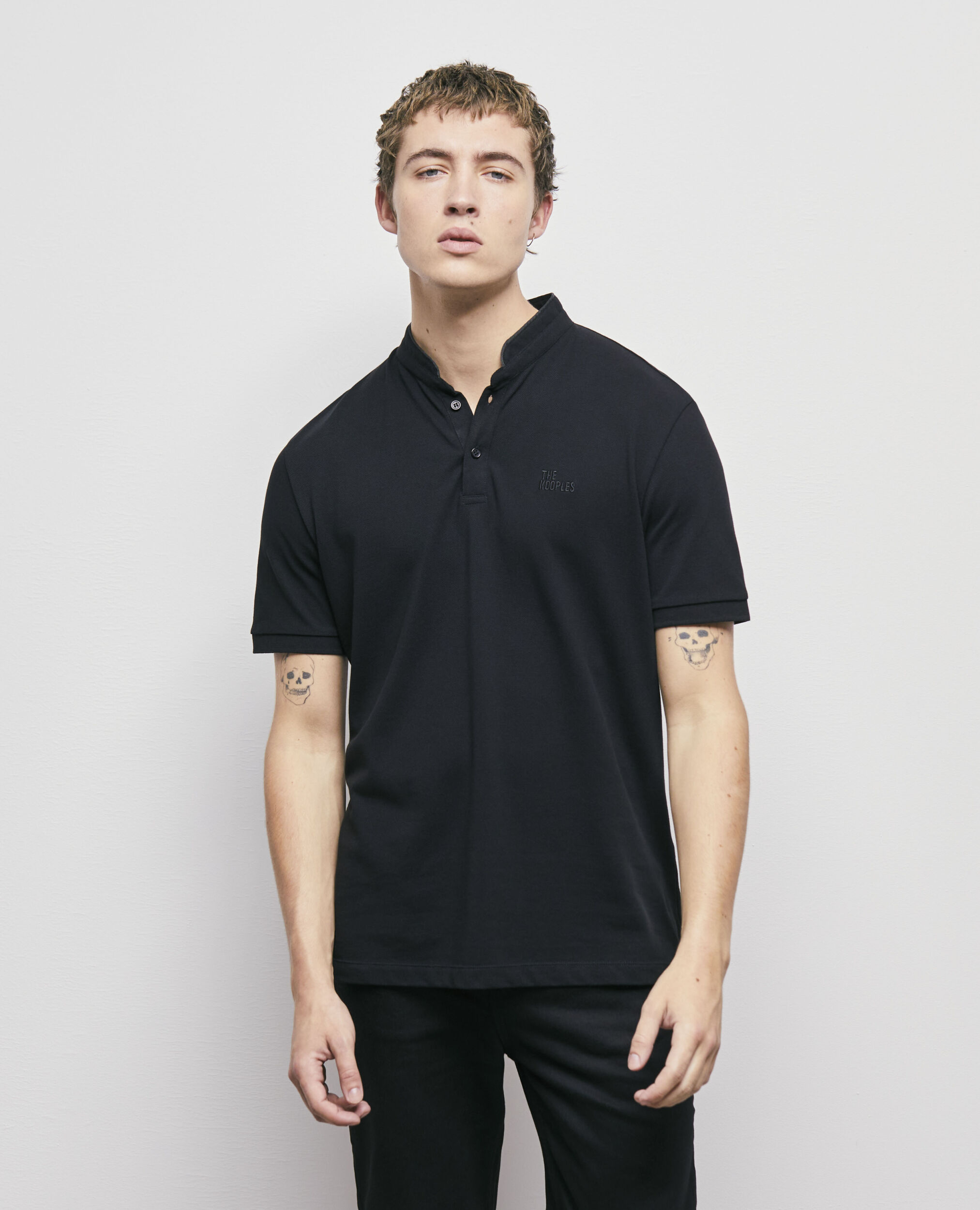 Poloshirt schwarz, BLACK, hi-res image number null