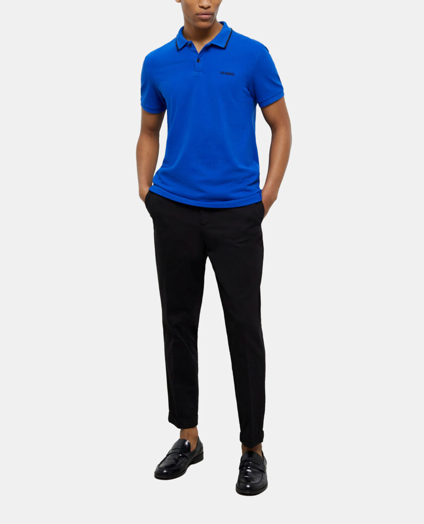 The Kooples HOMME BLACK pantalon droit noir