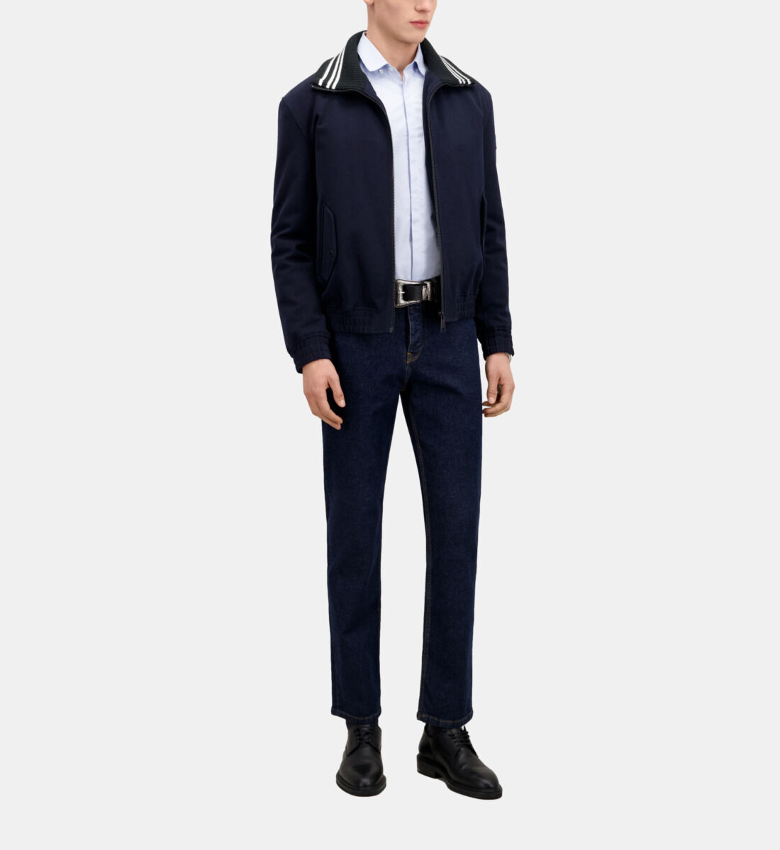 Stand up collar suit jacket on sale