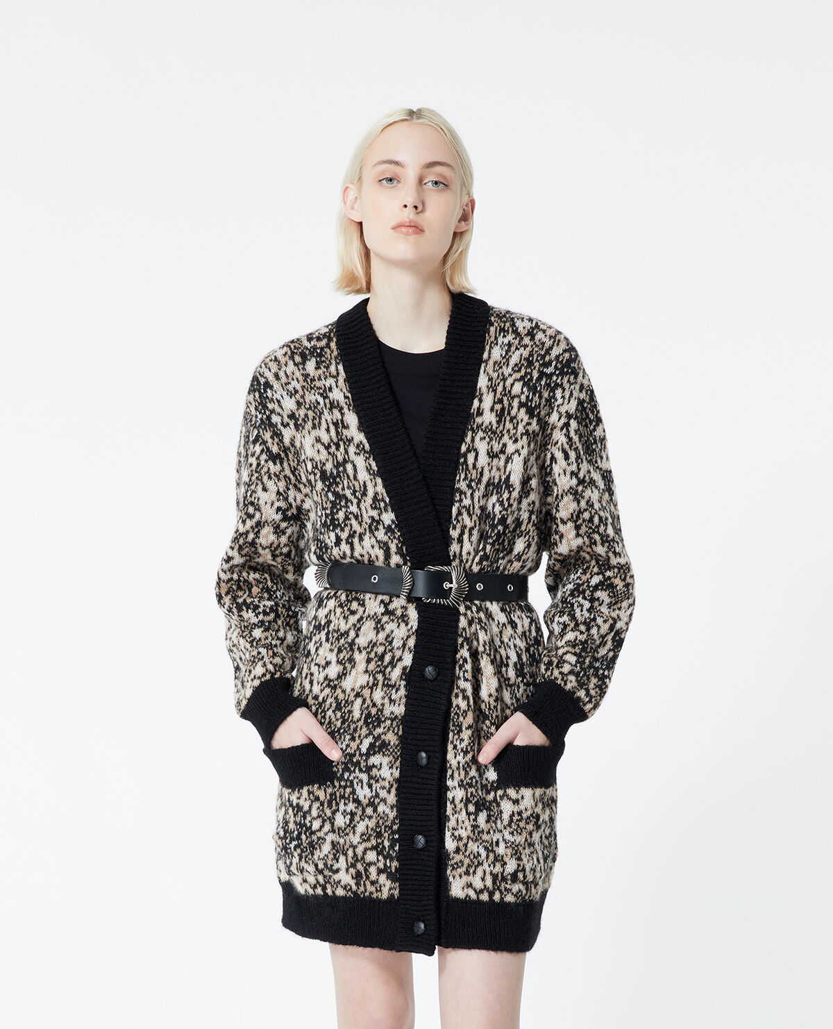 All saints store leopard cardigan