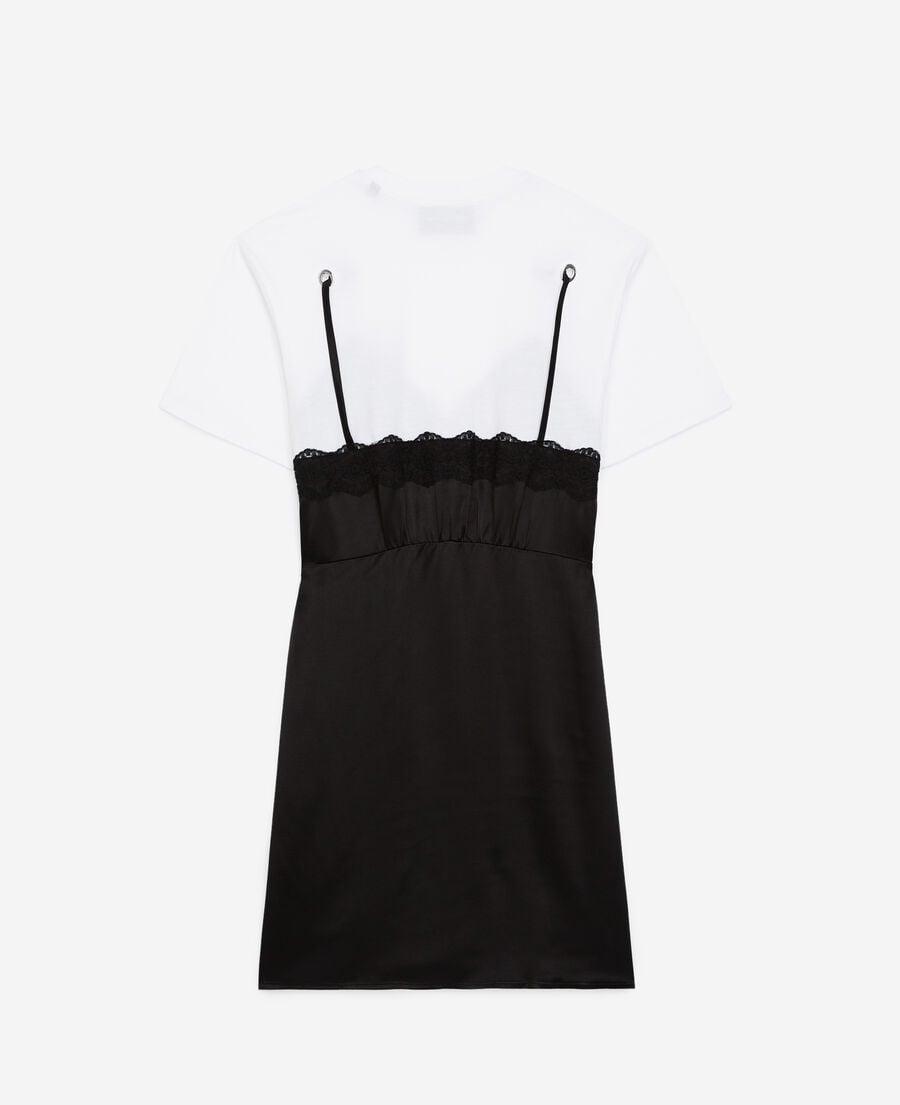 Black and white 2in1 babydoll dress The Kooples UK