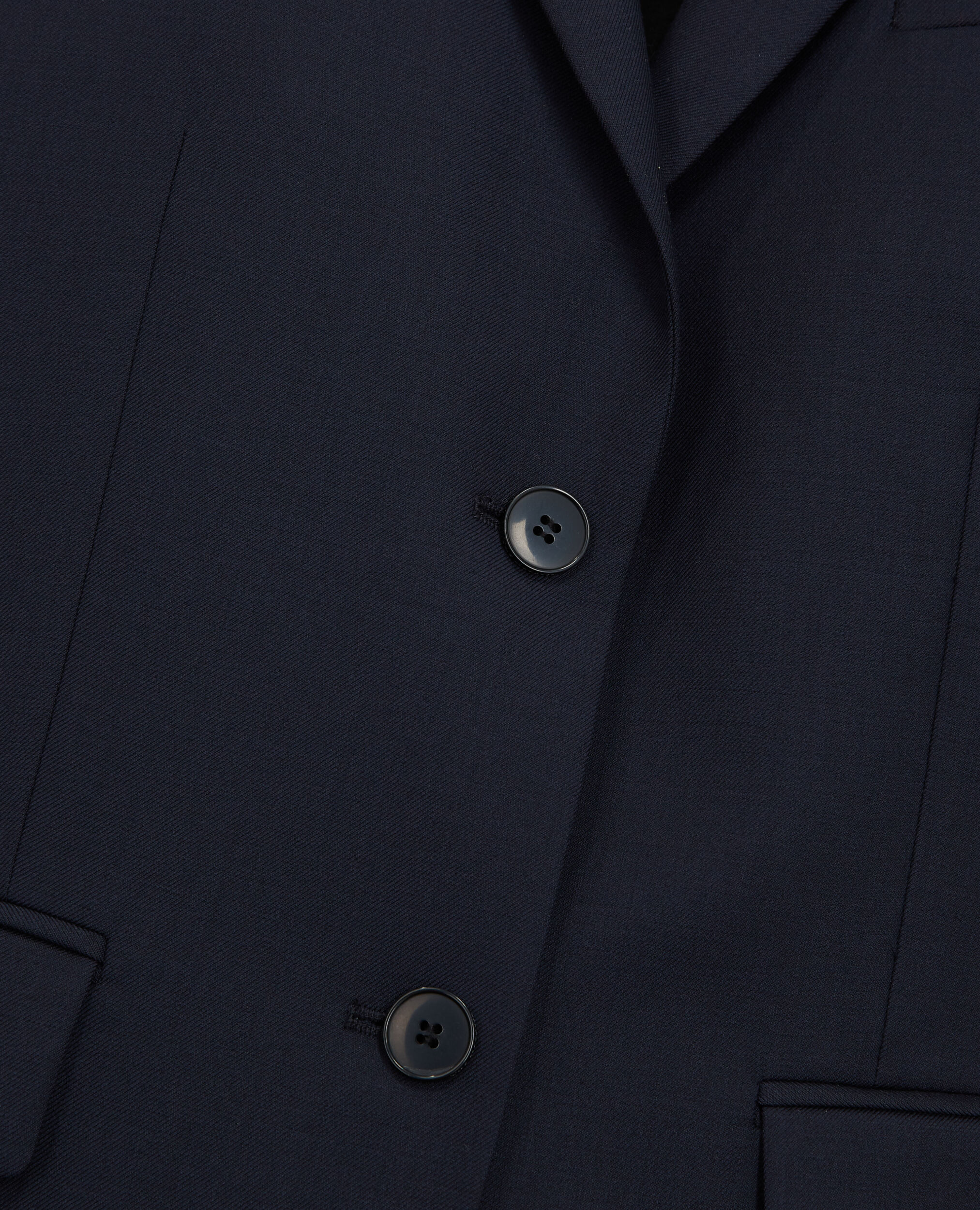 Navy blue wool suit jacket, NAVY, hi-res image number null