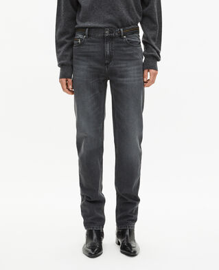 The Kooples H BLACK WASHED black faded skinny jeans