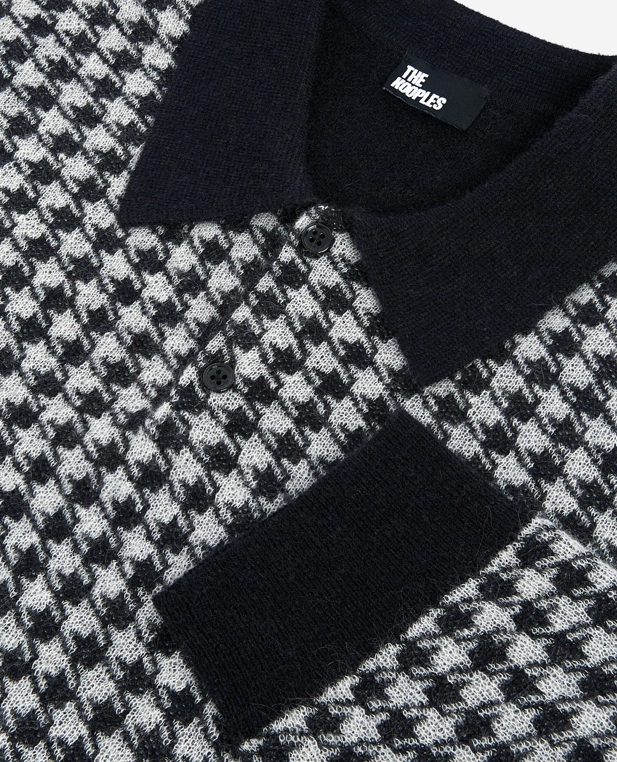 Pull en pied de poule noir, BLACK WHITE, hi-res image number null