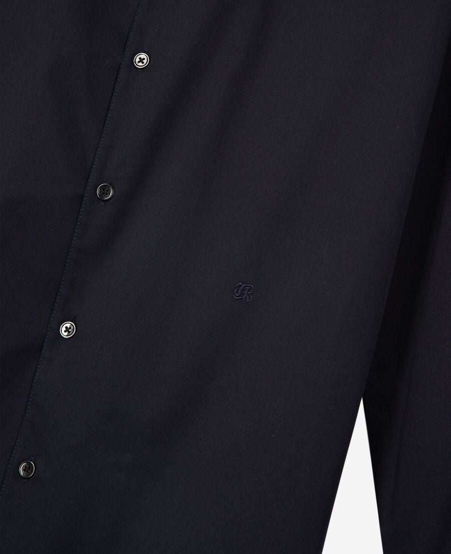 The Kooples H NAVY navy suit collar shirt