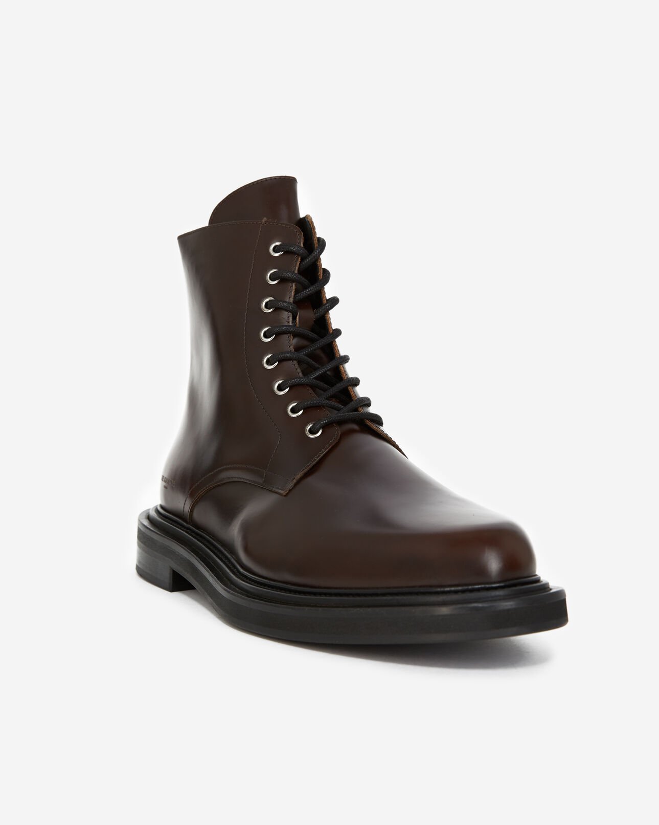 The Kooples HERREN BROWN lederboots braun dicke sohle