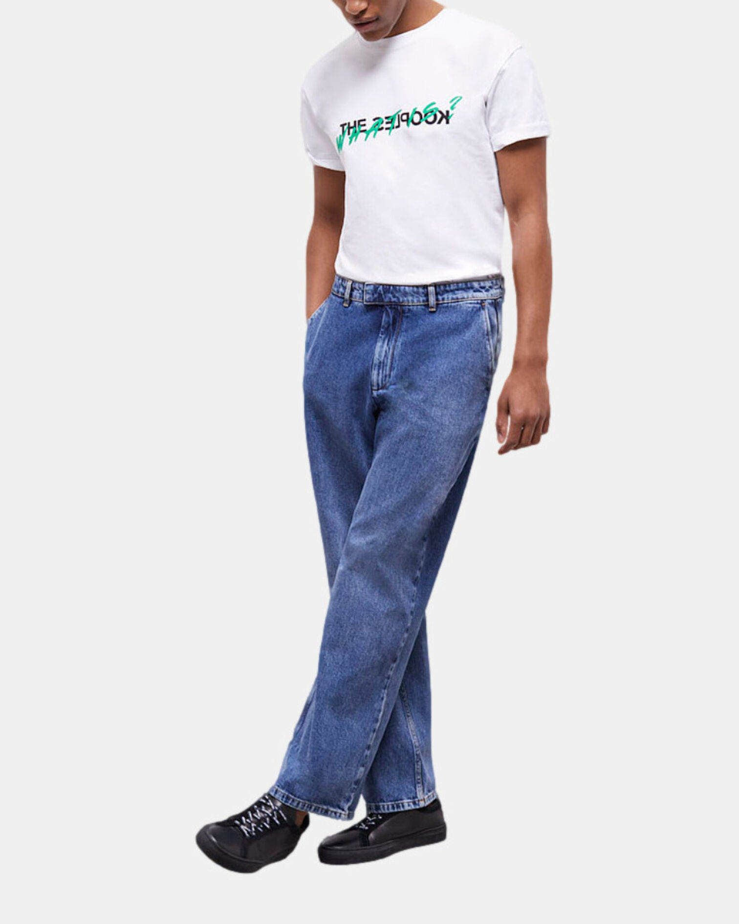 Jean large bleu, BLUE DENIM, hi-res image number null