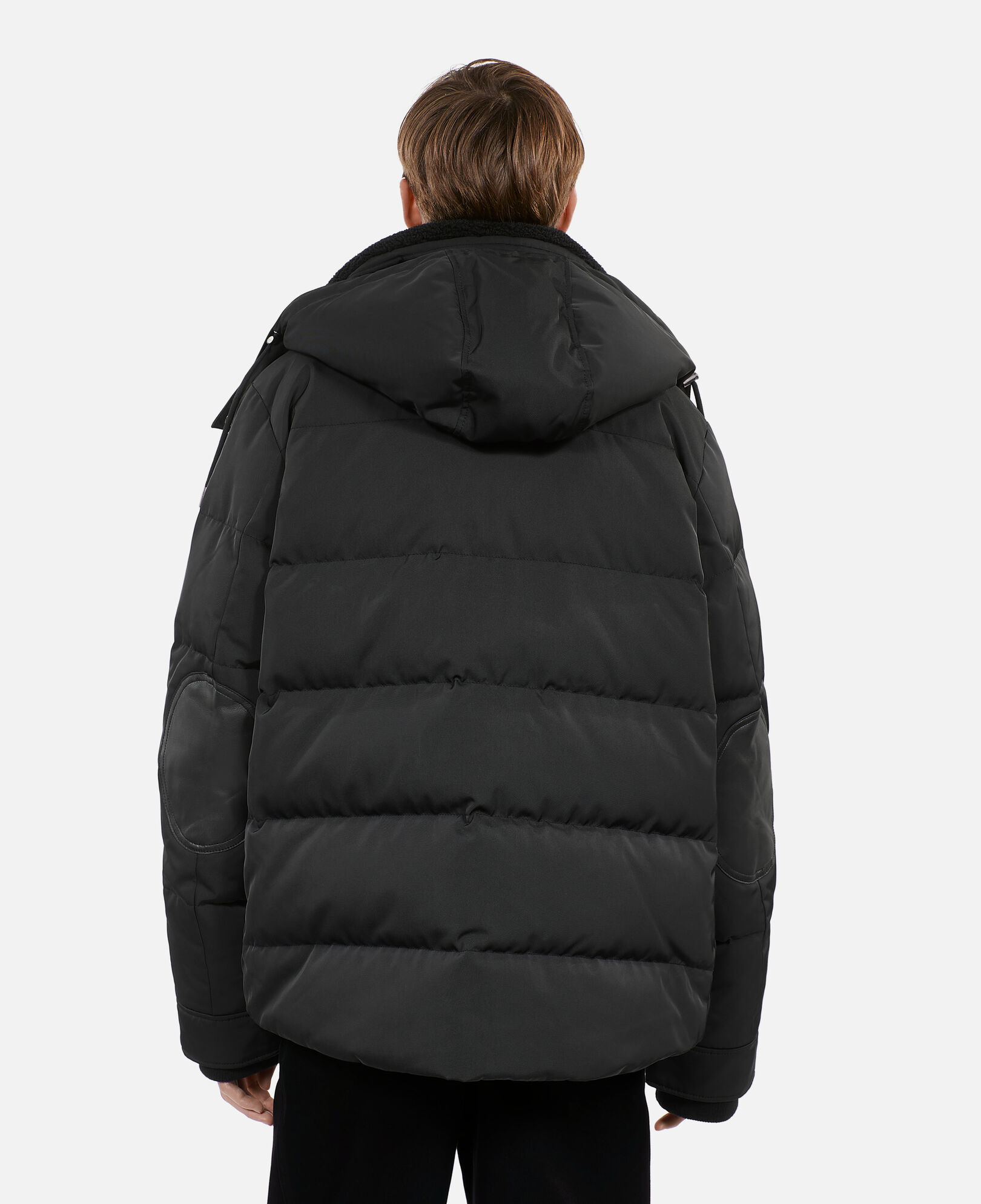 The Kooples MEN BLACK black blazon down jacket