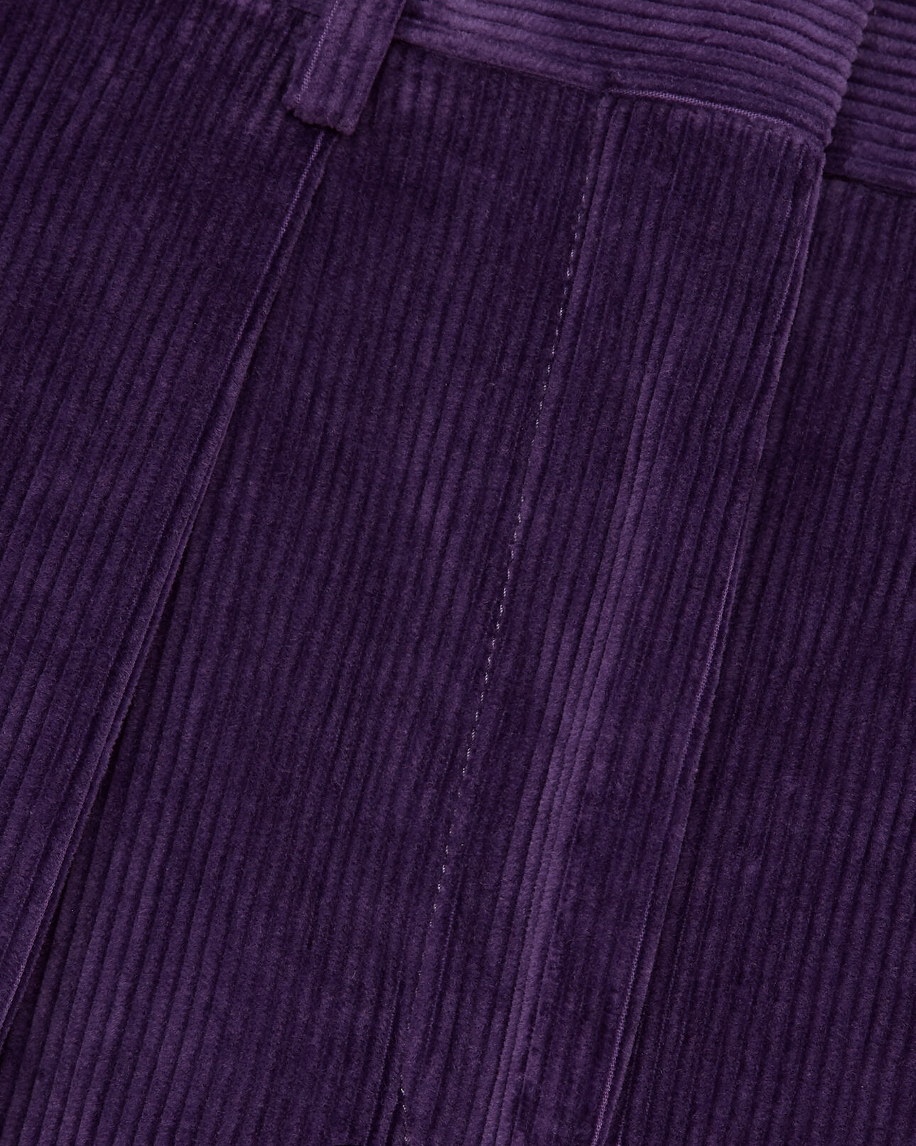 The Kooples DAMEN PRUNE violette kordhose weit