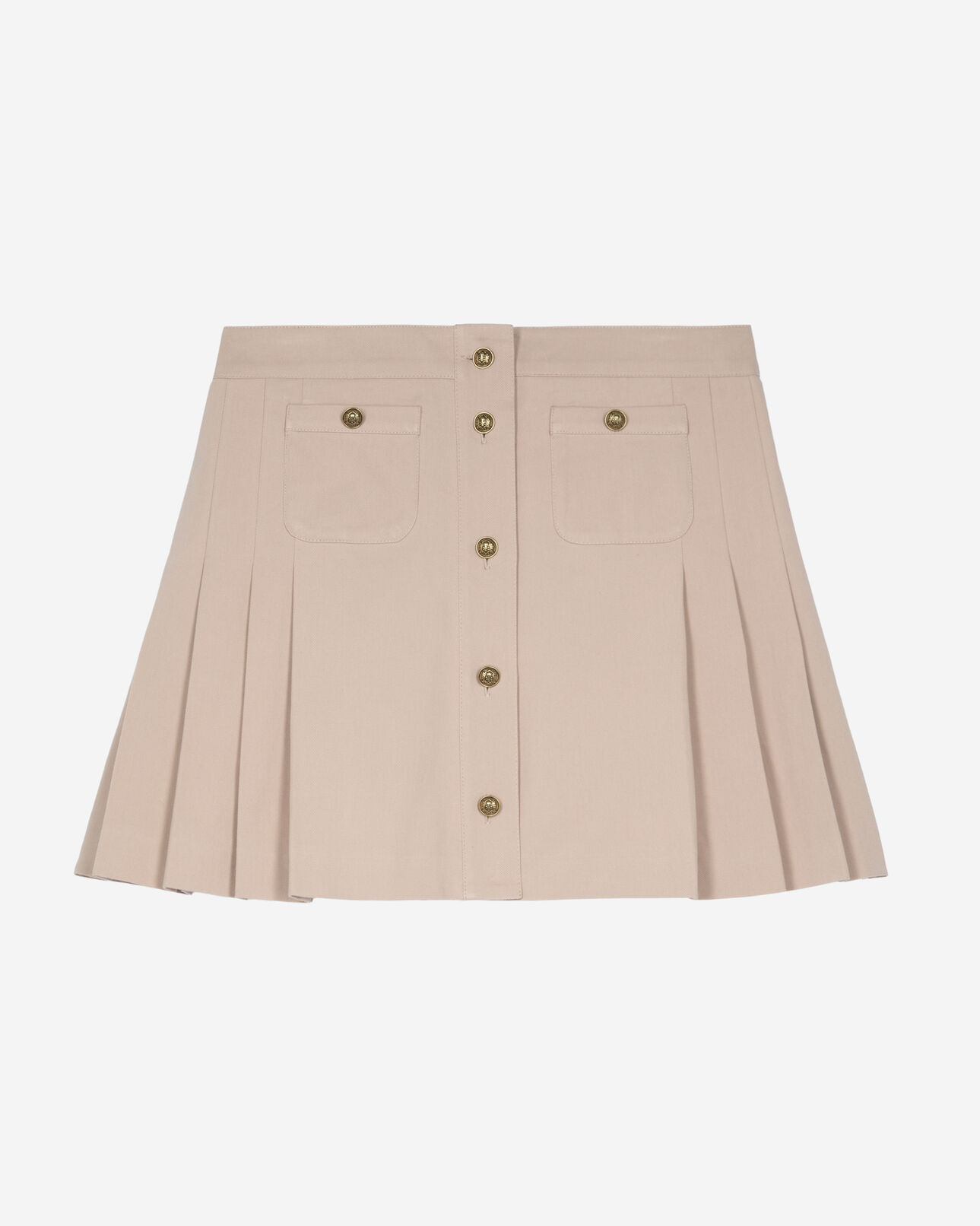 The Kooples WOMEN LILA short pleated skirt in light pink