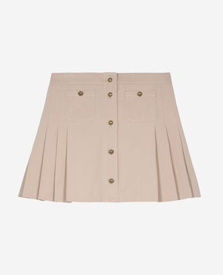 The Kooples WOMEN LILA short pleated skirt in light pink