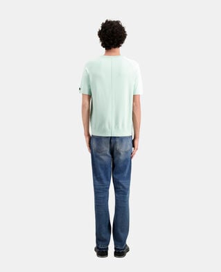 The Kooples H OCEAN men's green knit t-shirt