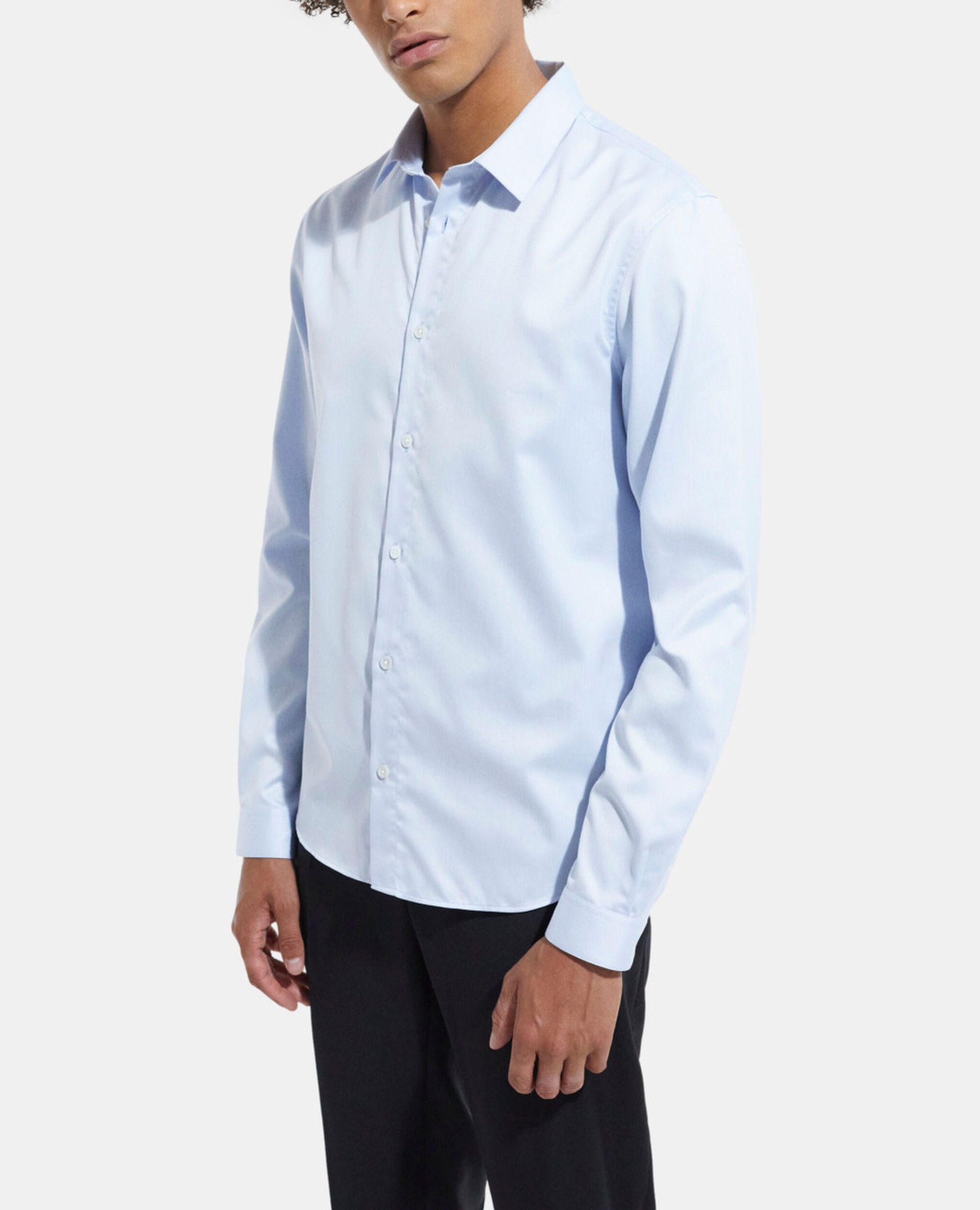 Chemise col classsique bleue, SKY, hi-res image number null