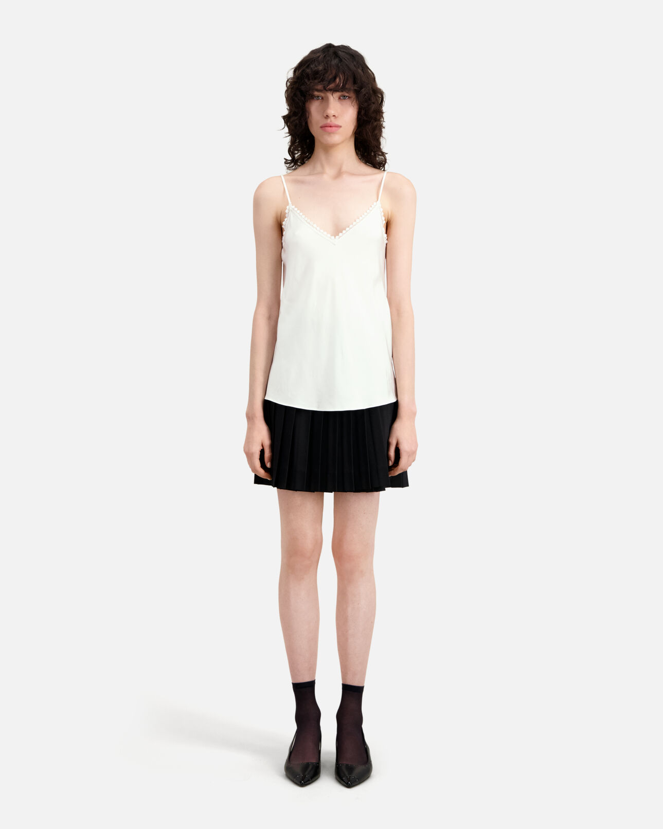 The Kooples FEMME ECRU caraco blanc