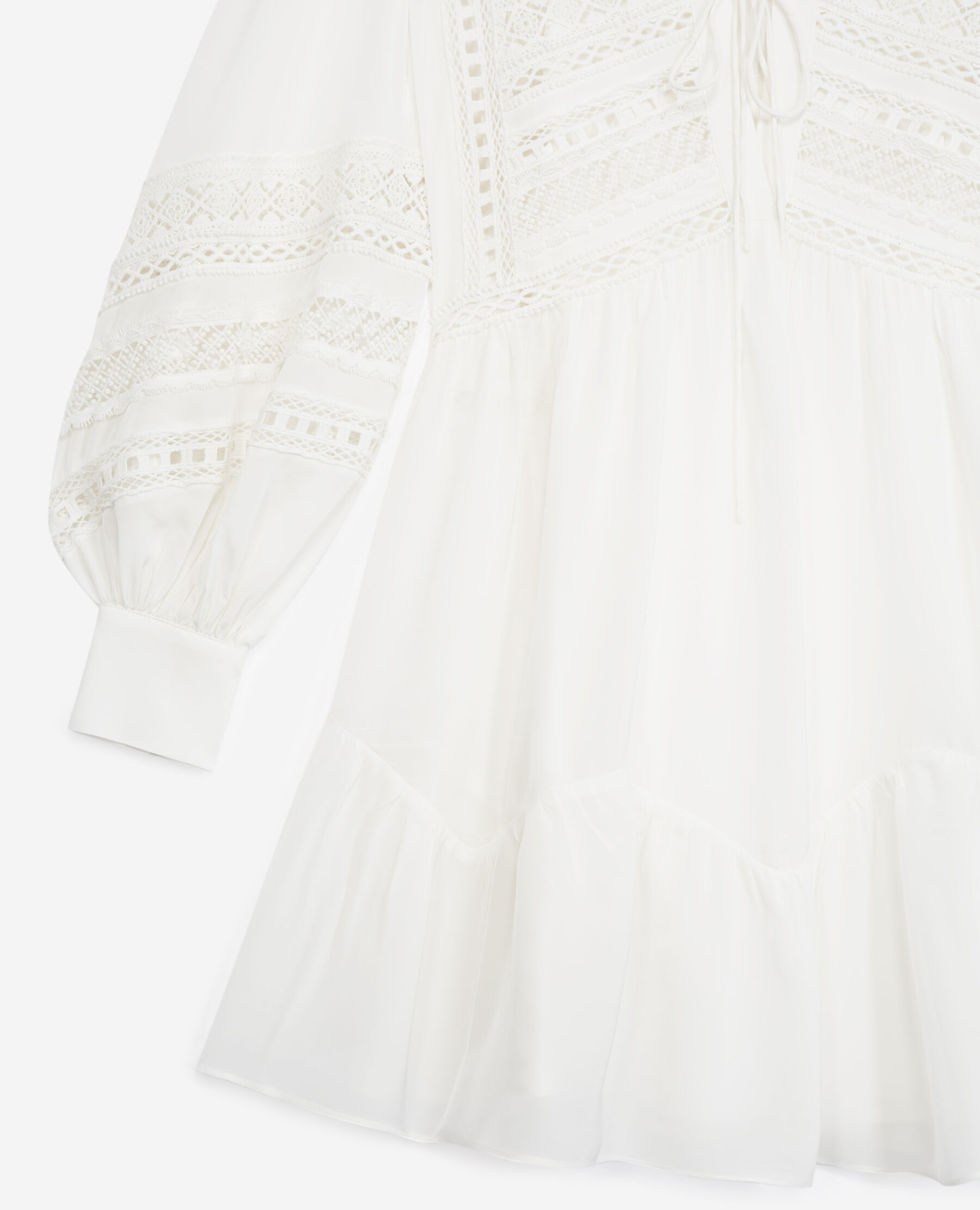 The kooples robe shop blanche dentelle