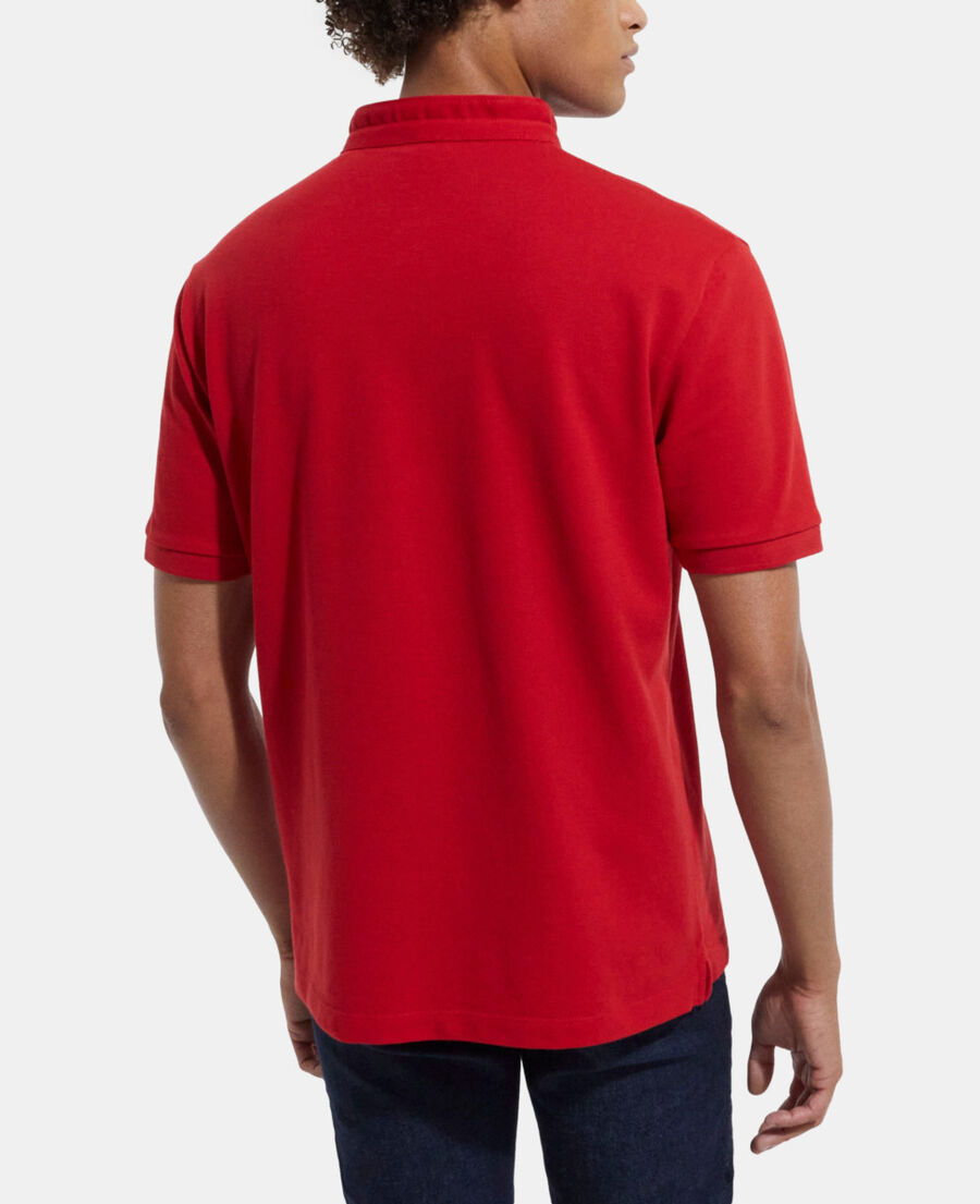camisa polo roja