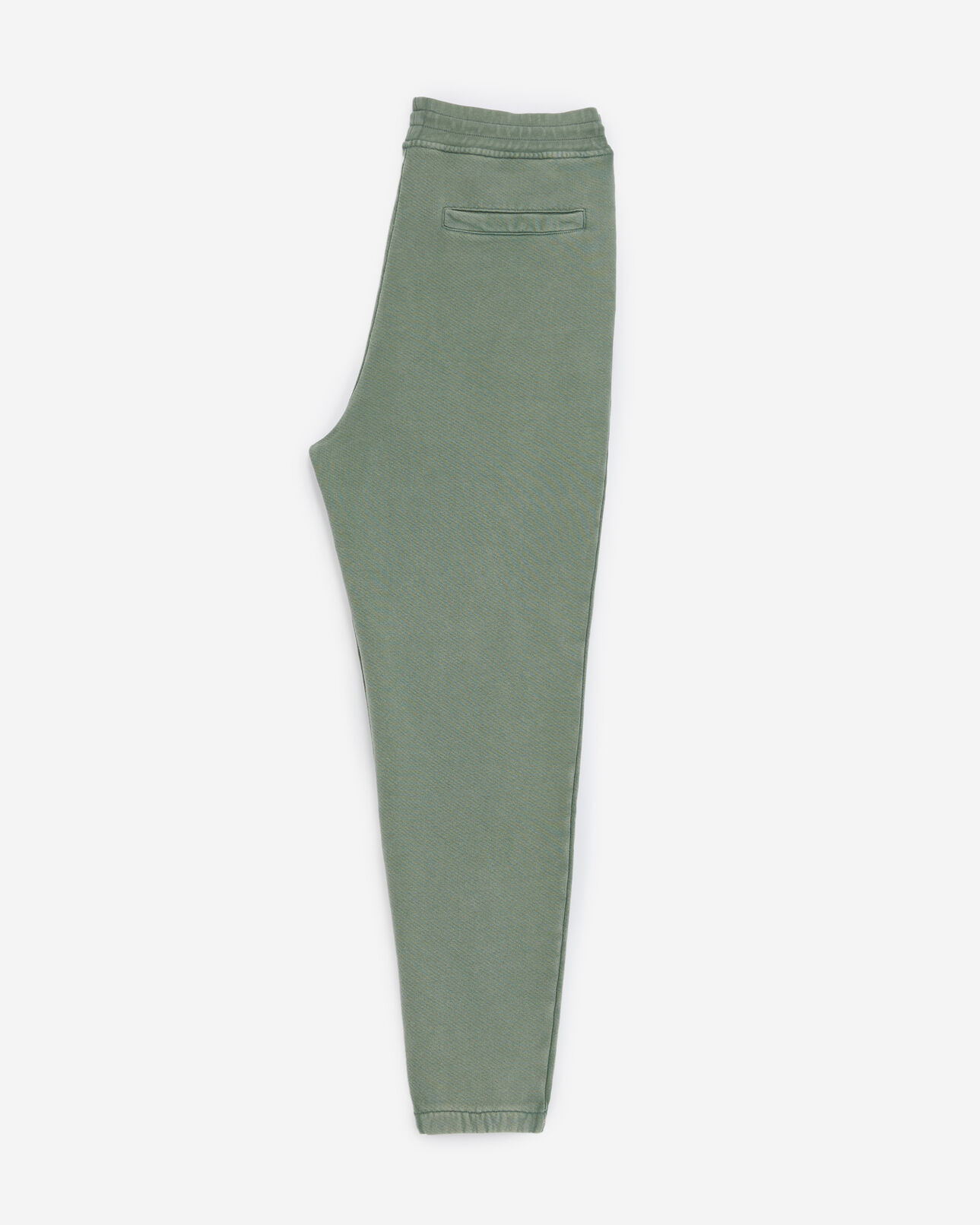 The Kooples MEN MIDDLE GREEN faded green joggers with stretch waist