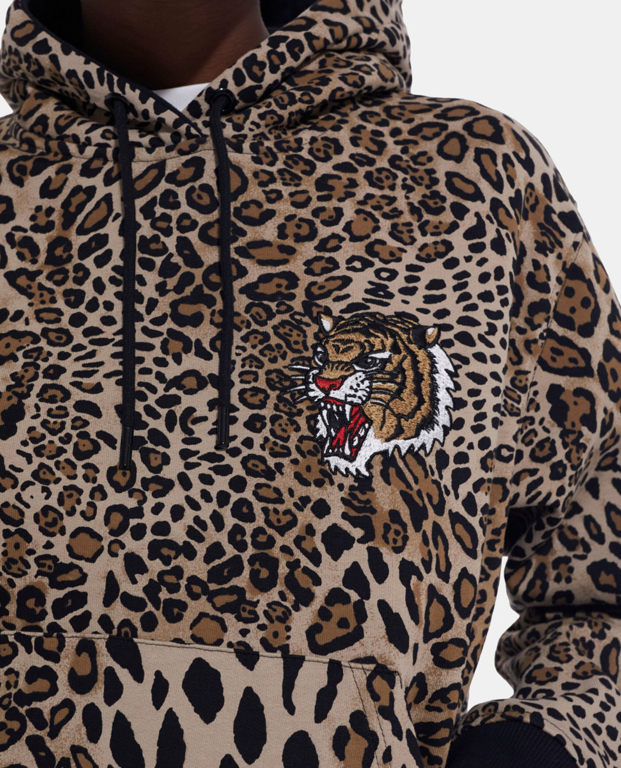 Baumwollsweatshirt mit Leopardenmuster, LEOPARD, hi-res image number null