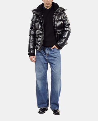 The Kooples MEN BLACK black blazon down jacket