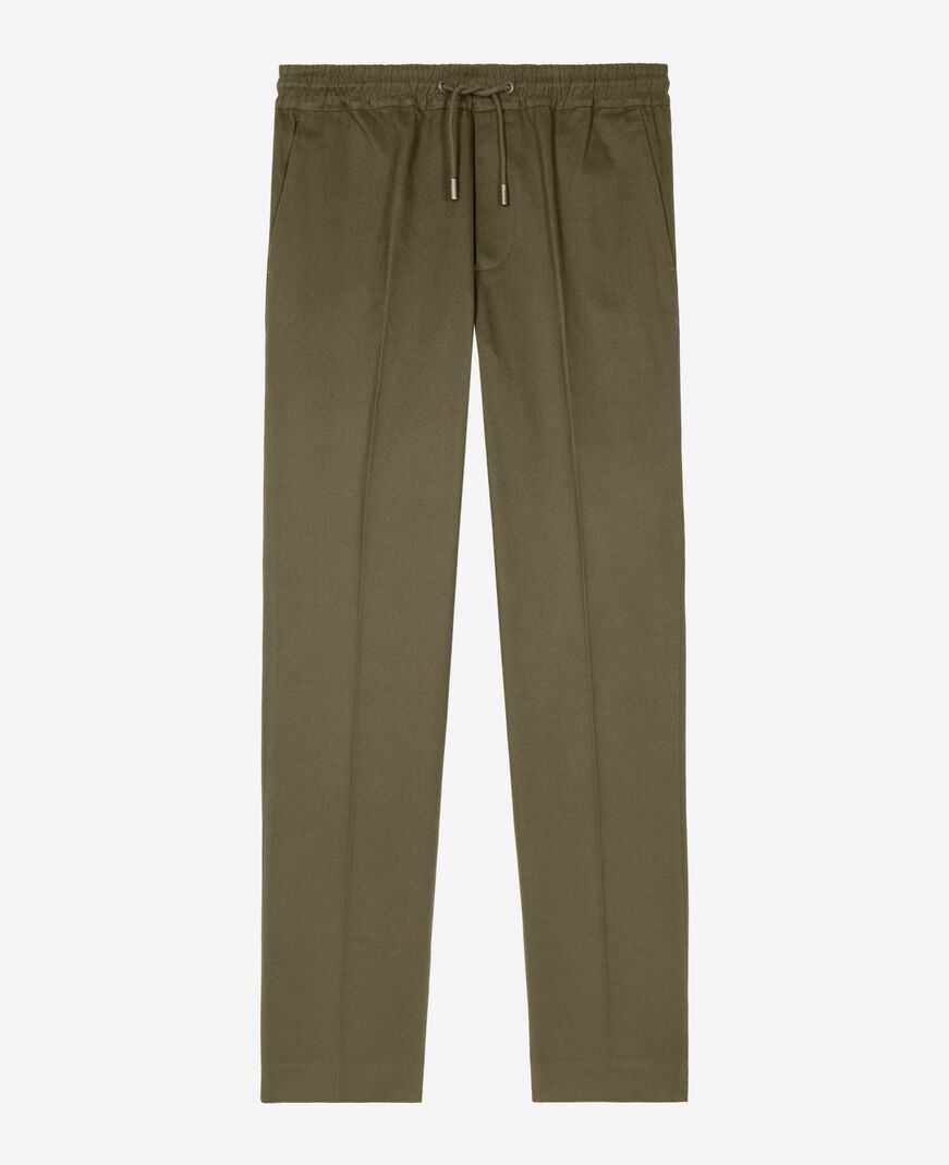 The Kooples H KAKI straight khaki cotton pants