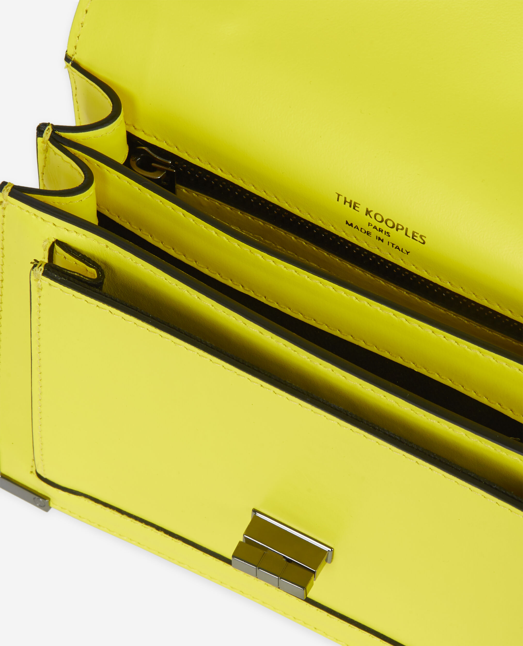Small Emily bag in yellow leather, YELLOW ACID, hi-res image number null