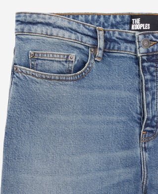 The Kooples HOMME BLUE DENIM jean bleu clair droit