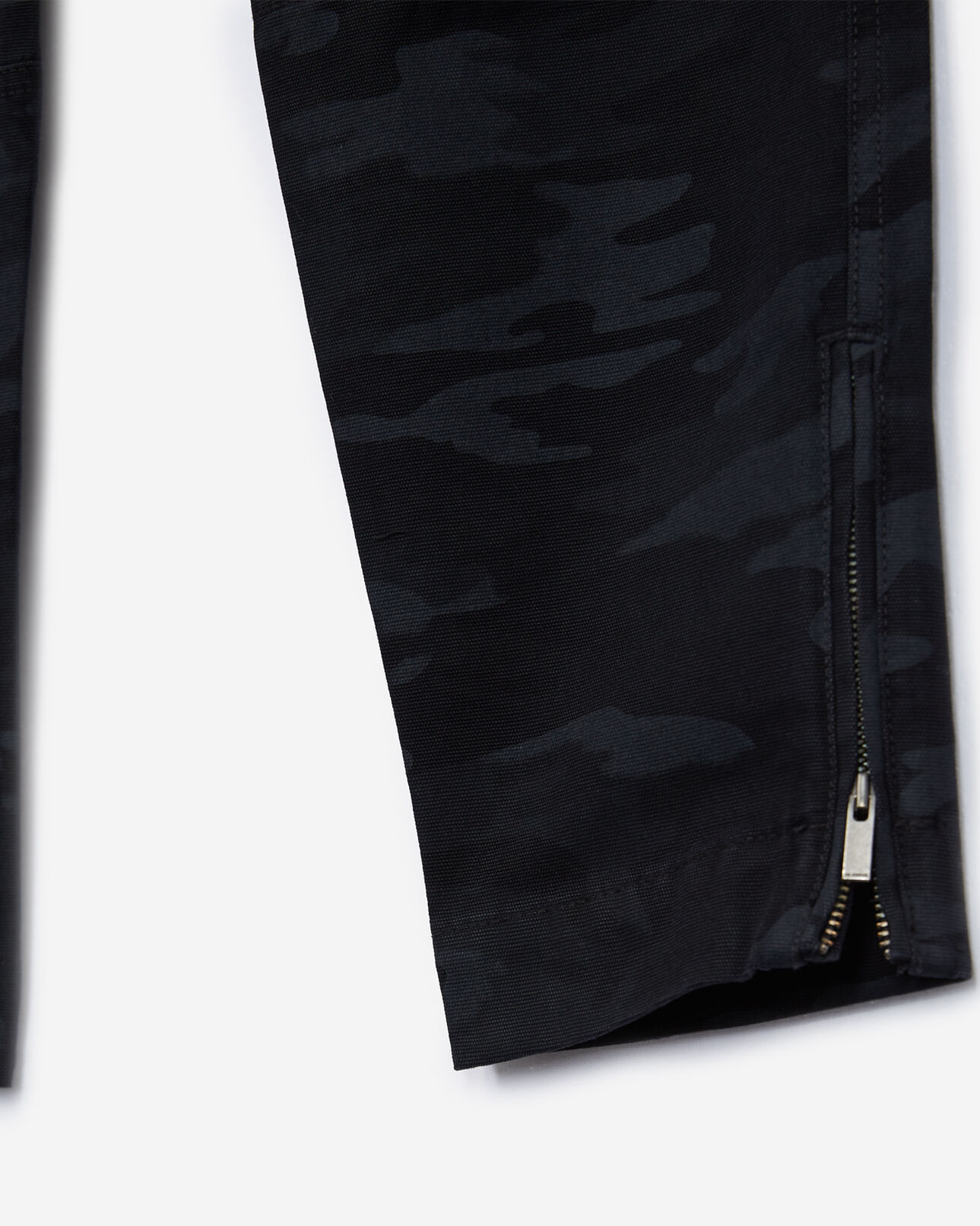 The Kooples WOMEN BLACK GREY black camouflage-style jeans