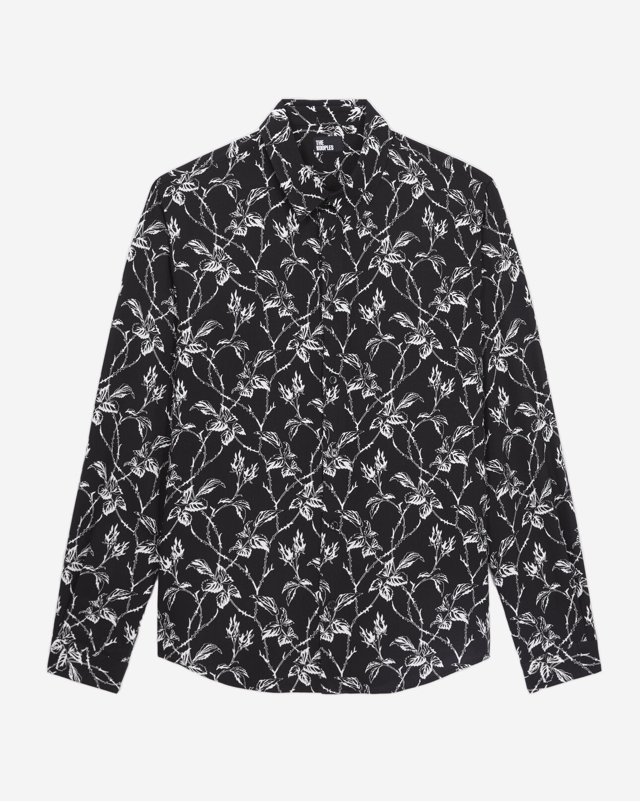 The Kooples HOMBRE BLACK WHITE camisa estampada