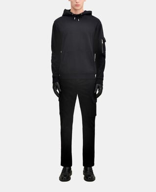 The Kooples H BLACK men's black hoodie with logo