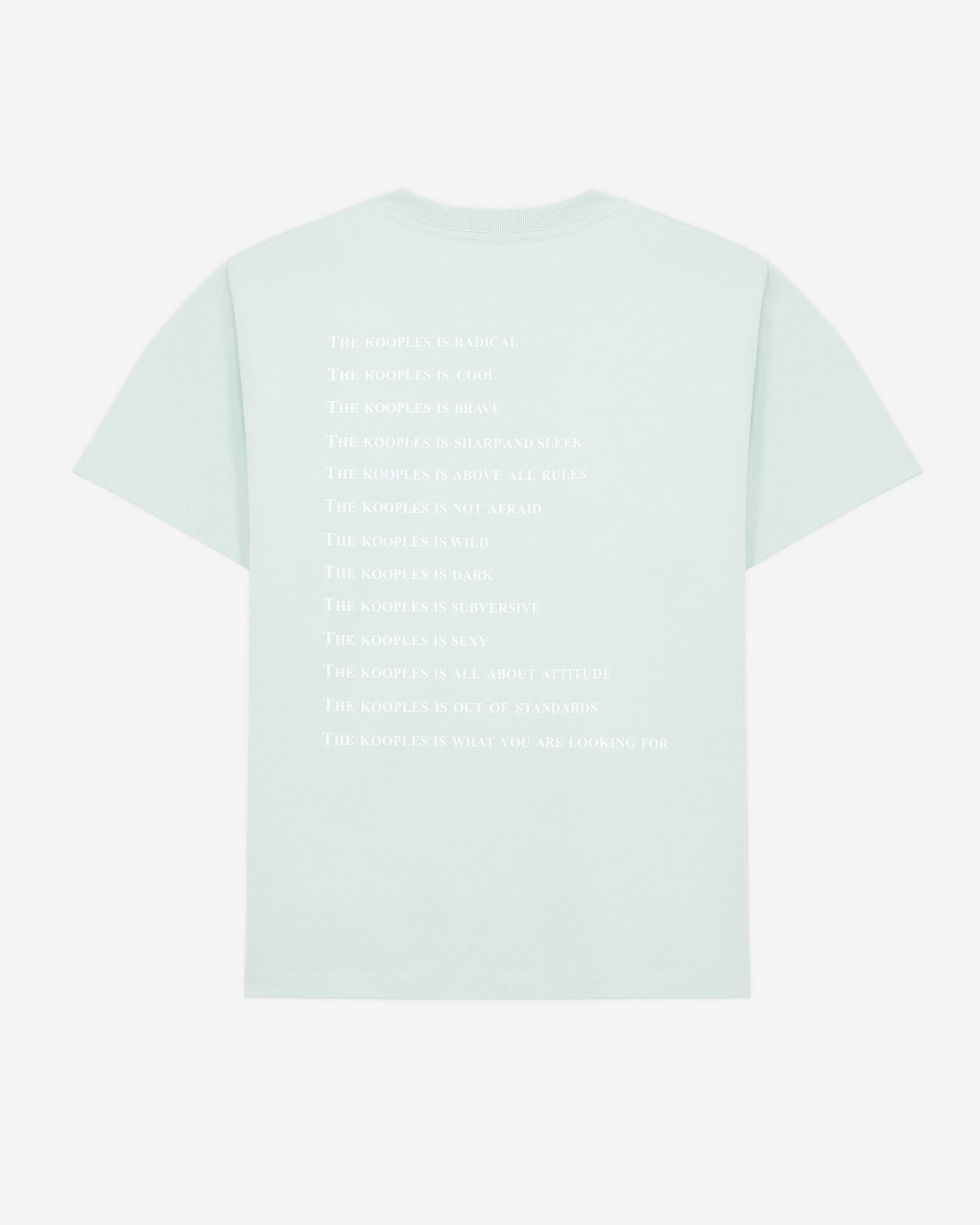 Hellgrünes T-Shirt Damen mit „What is“-Schriftzug, OCEAN, hi-res image number null