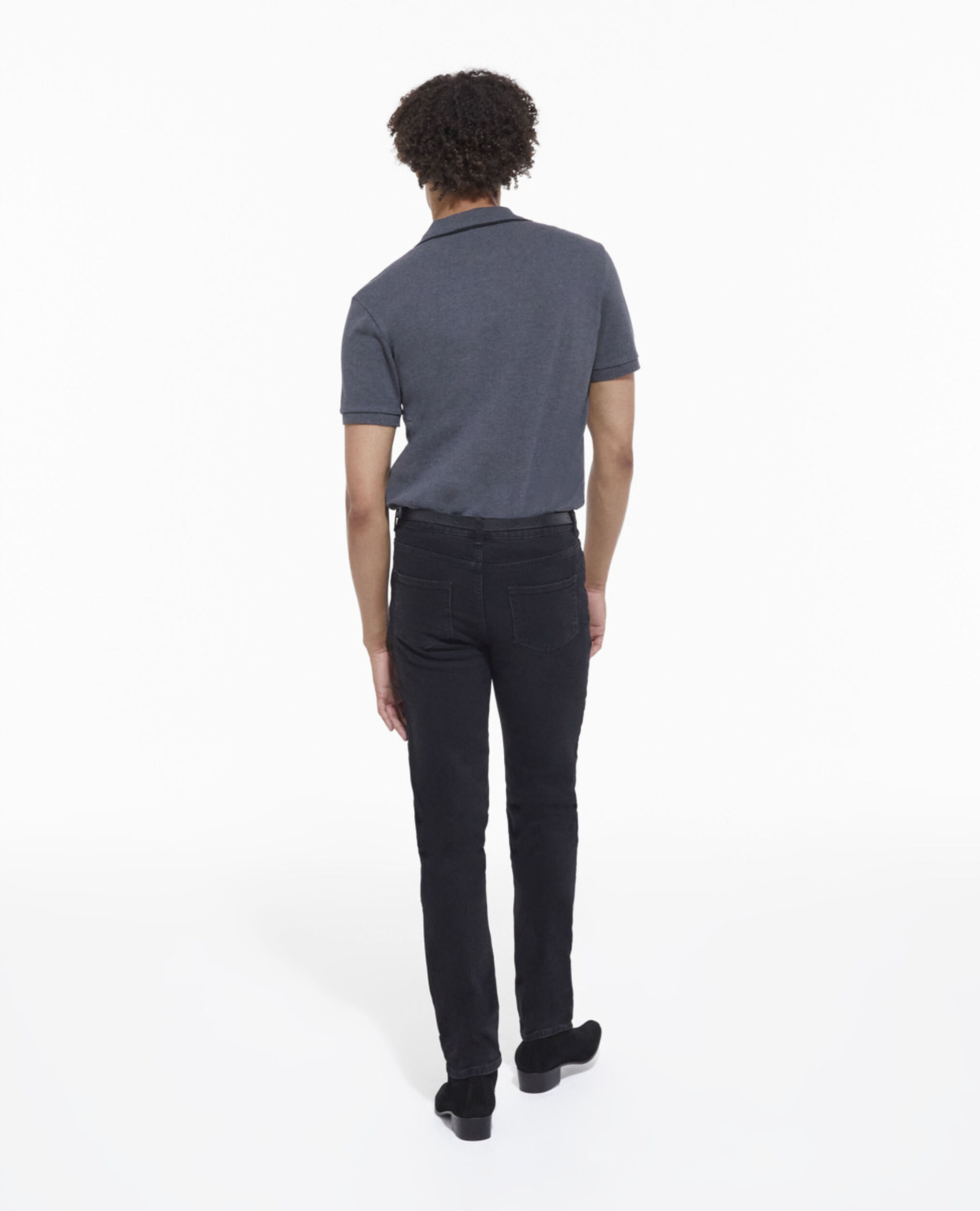 Poloshirt grau, ANTHRACITE MELANGE, hi-res image number null