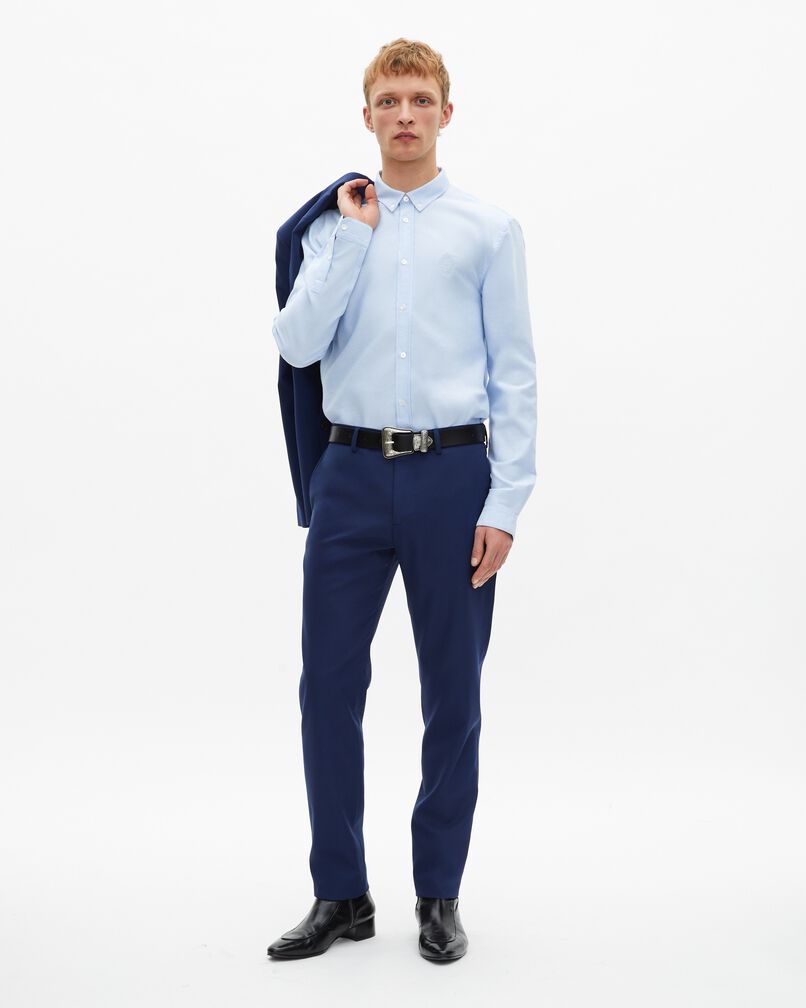 The Kooples HOMME NAVY pantalon de costume bleu