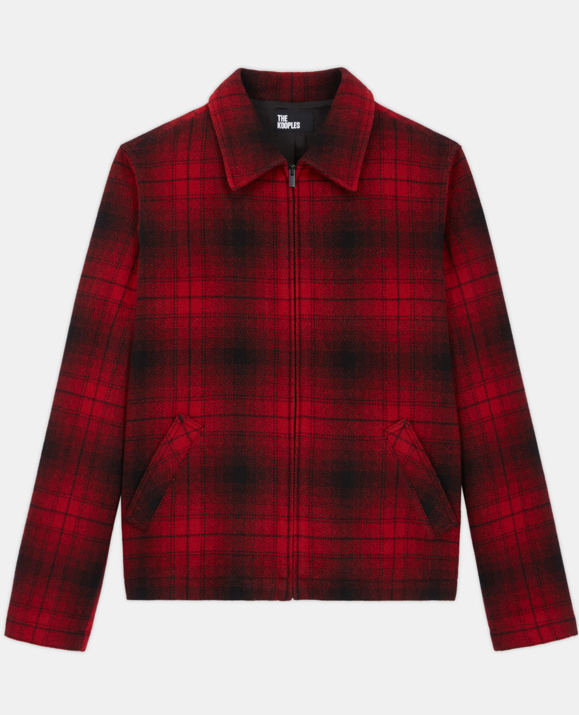 Karierte Wolljacke, RED / BLACK, hi-res image number null