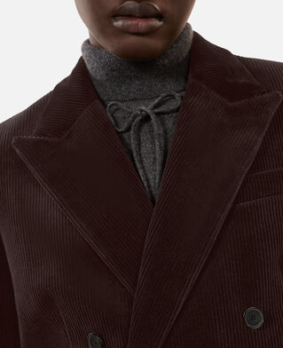 The Kooples DAMEN BROWN braune anzugjacke aus cordsamt