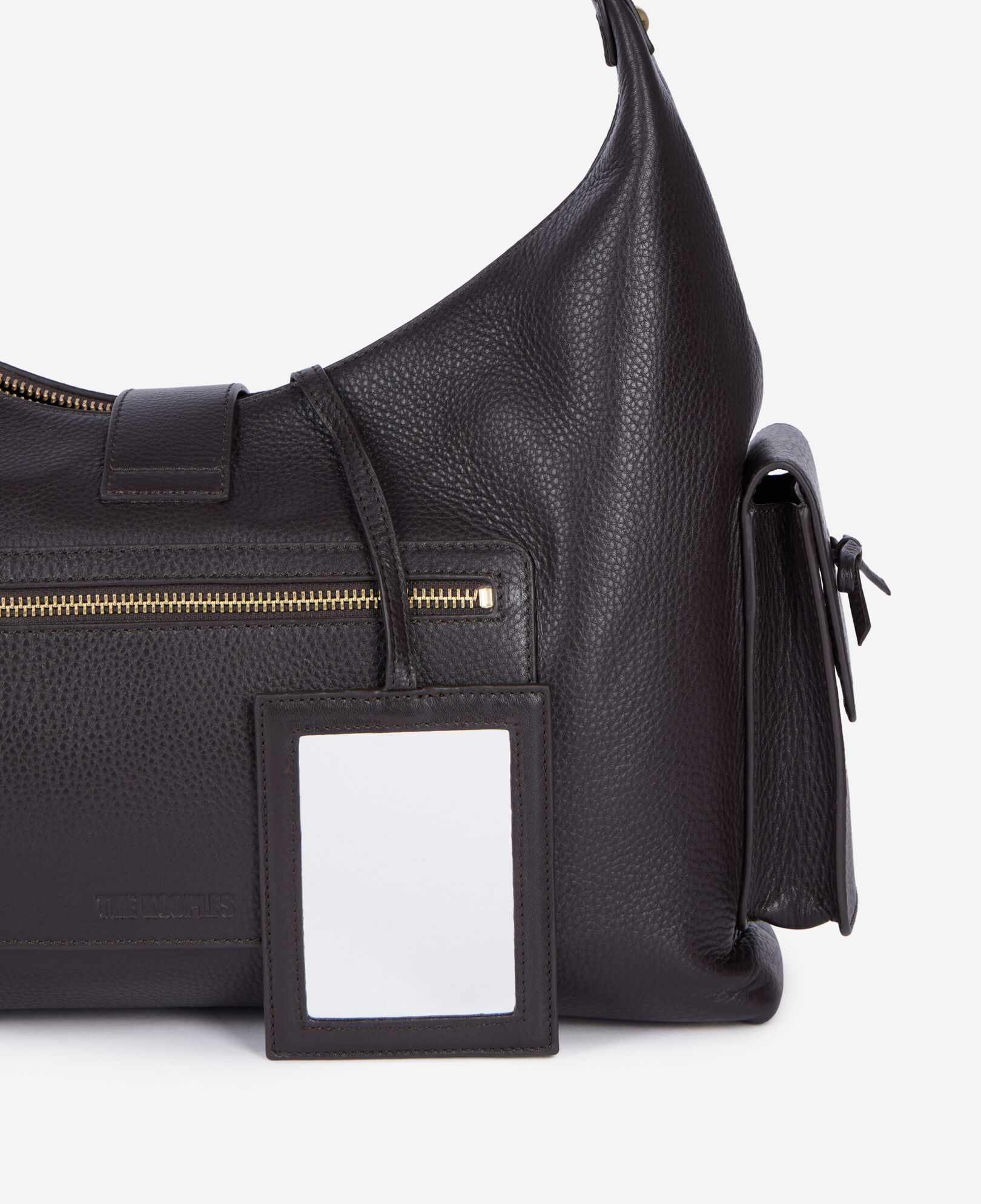 The Kooples WOMEN BROWN brown leather amelia xl bag