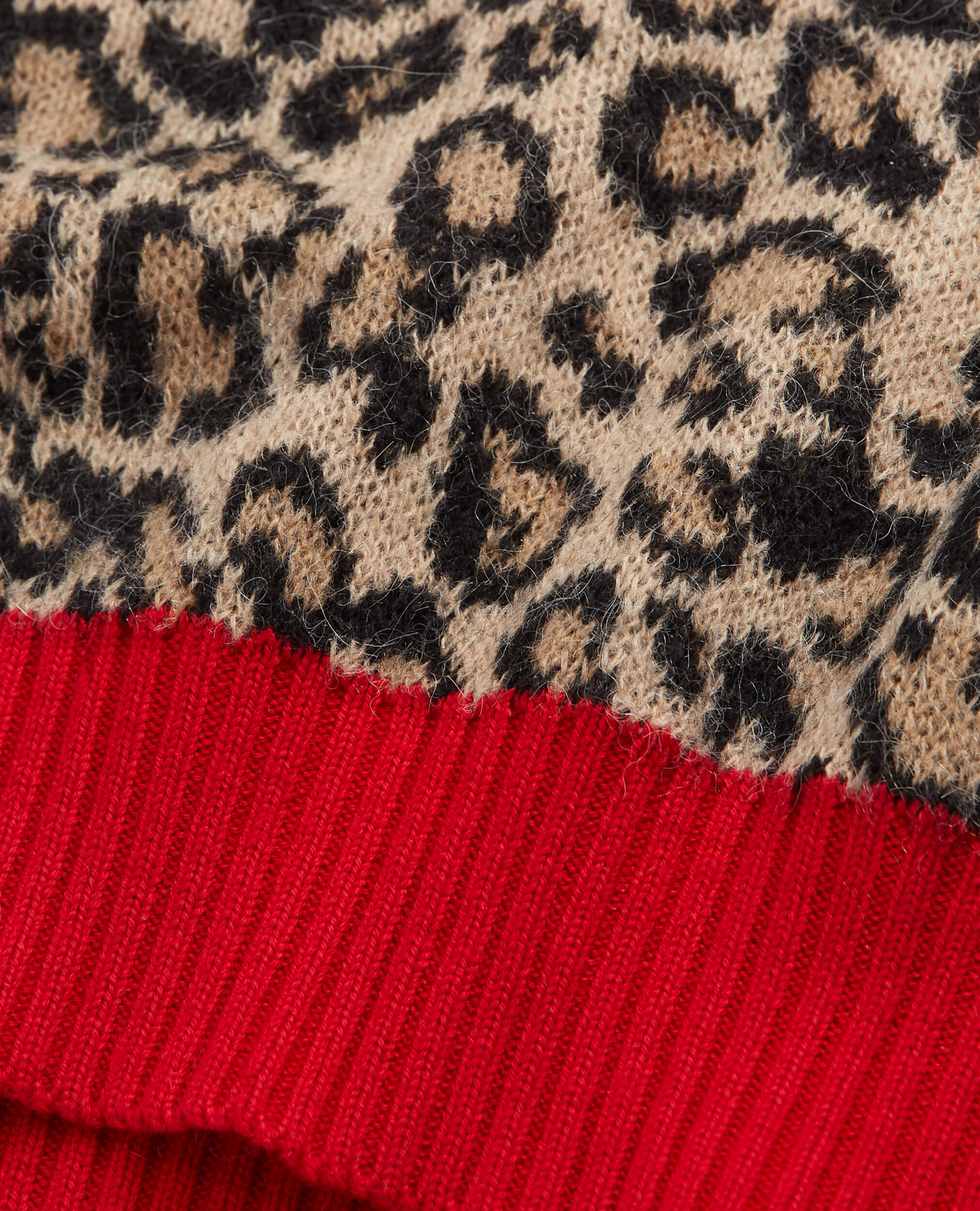 Ärmelloser Pullover mit Leopardenmotiv, LEOPARD, hi-res image number null