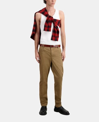 The Kooples HERREN CAMEL beige chinohose