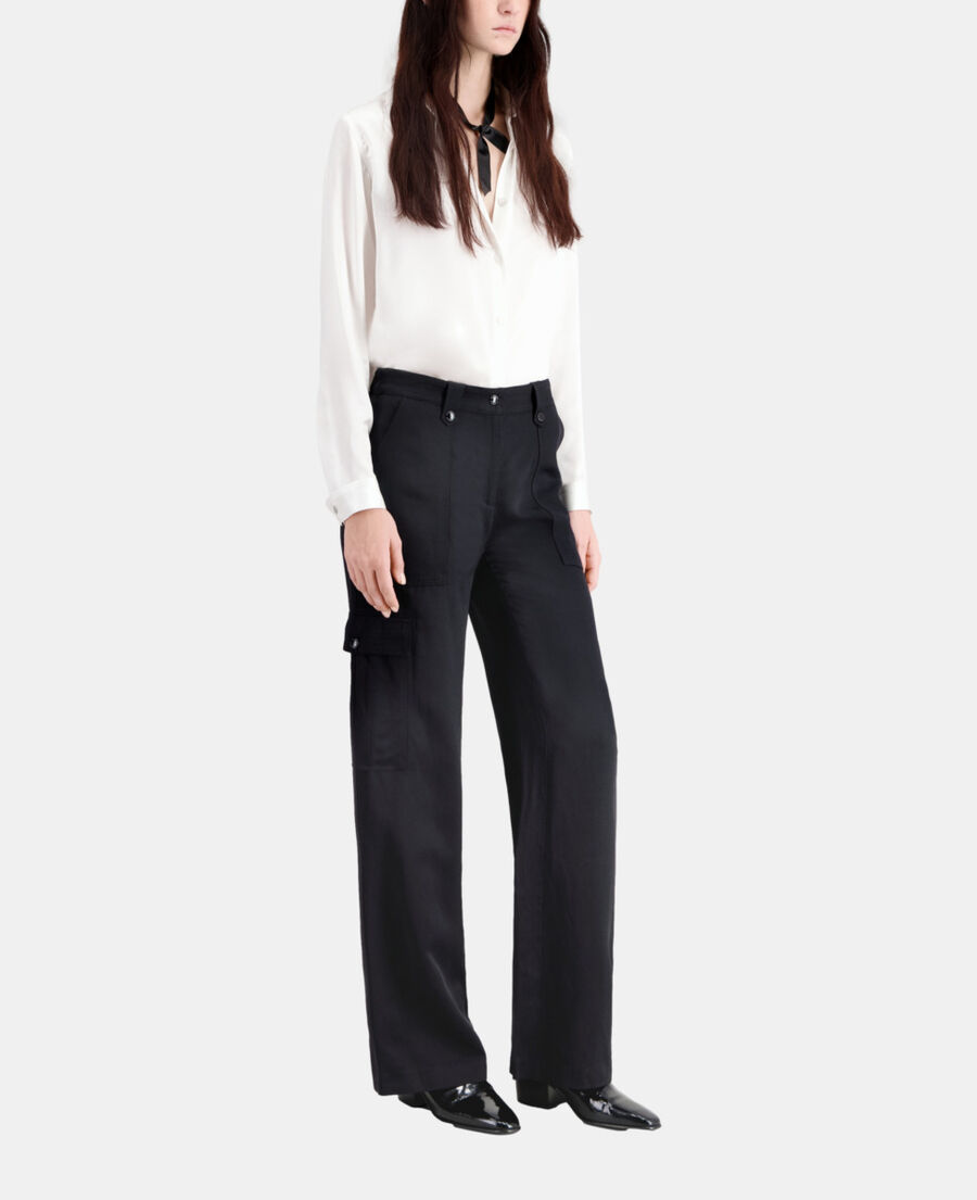 pantalon cargo noir