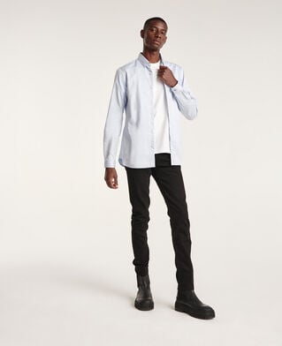 The Kooples HOMME BLUE chemise bleue col classique  coupe ajustée