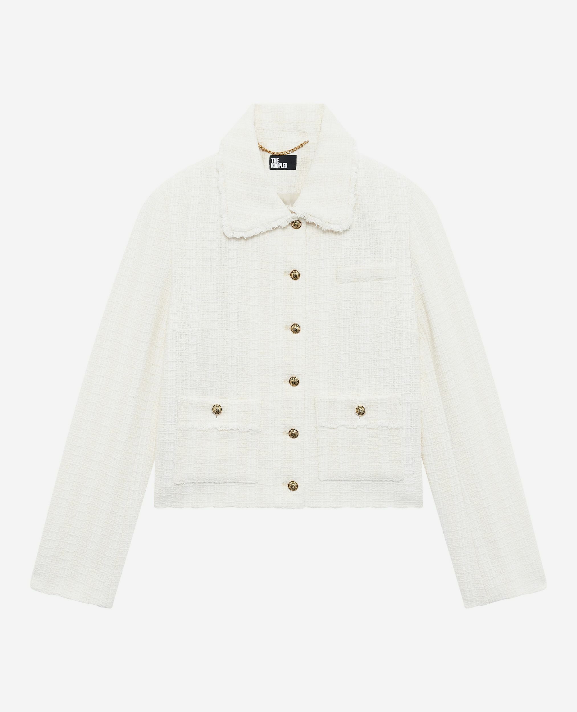 Veste en tweed écrue, ECRU, hi-res image number null