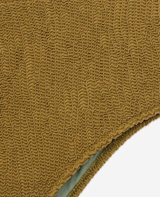 The Kooples DAMEN KAKI khakifarbene bikinihose mit hoher taille von the kooples x luz