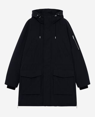 The Kooples MEN NAVY navy water-repellent parka