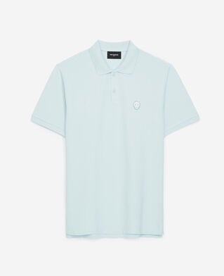 The Kooples HOMME MINT_01 polo coton vert menthe &agrave; boutons bijoux
