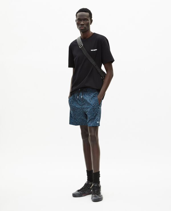 The Kooples HOMME BLUE maillot de bain imprimé bleu