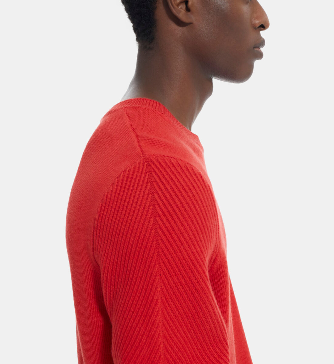 Red wool sweater