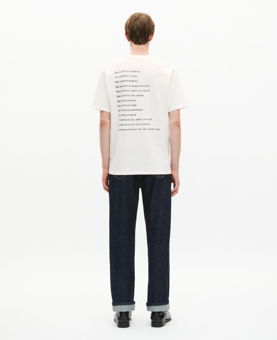The Kooples HERREN WHITE t-shirt what is mit strasssteinen weiß
