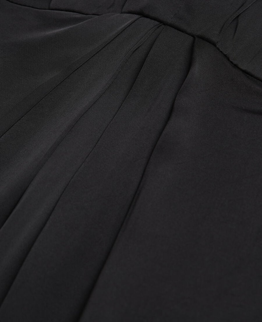 The Kooples DAMEN BLACK langes schwarzes kleid