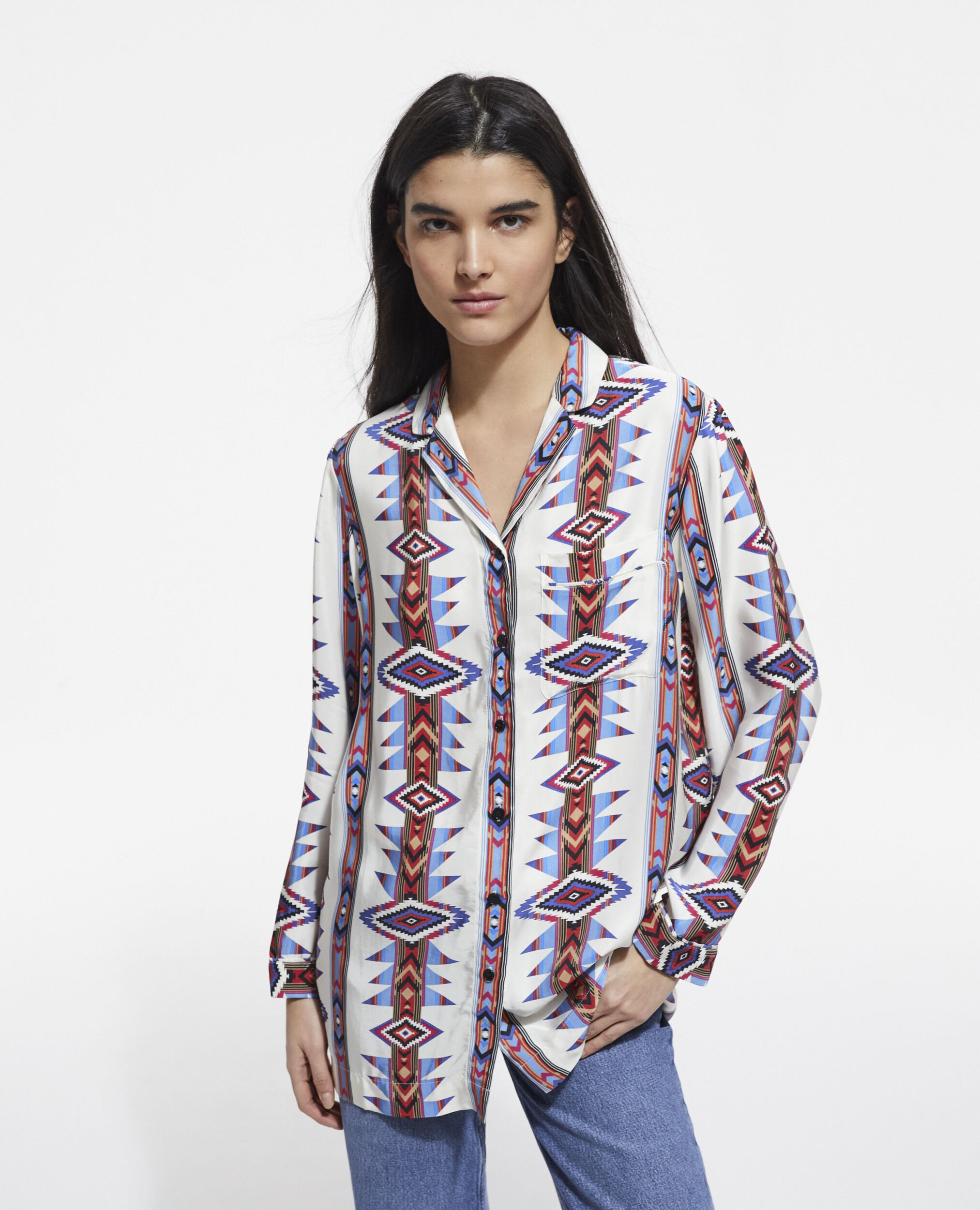 Chemise imprimée, MULTICOLOR, hi-res image number null